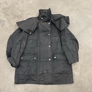 The Australian Outback Collection Oilskin Waxed Duster Jacket Coat USA Small